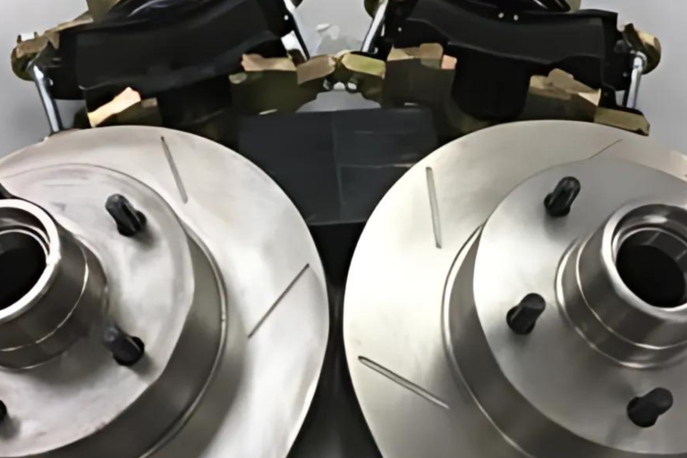 Slotted performance brake discs