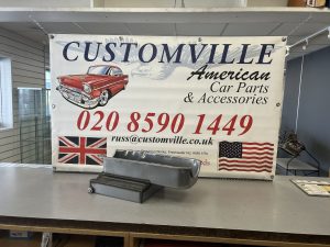 Small Block Chevy Oil Pan 8 Quart as sold by customville american